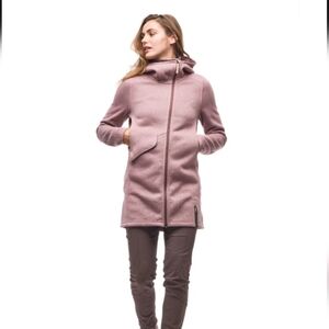 NWOT ENDYEVA Naoko Thermal Pro Polartech Hood Long Jacket Small